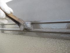 防水塗料　雨漏り修理　コーキング