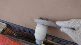 シリコンコーキング部特殊プライマー処理