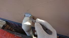 シリコンコーキング部特殊プライマー処理