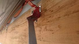 軒樋留め金具錆止め処理