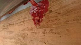 軒樋留め金具錆止め処理