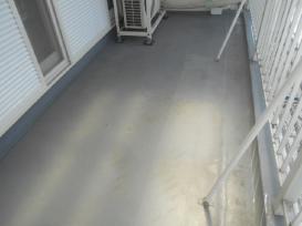 ベランダ防水作業