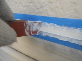 コーキング打ち替え作業