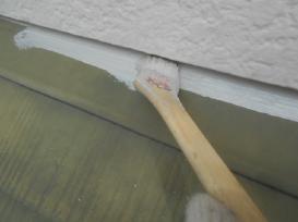 屋根塗装下塗り