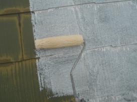 屋根塗装下塗り