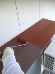 錆止め塗布作業　下地処理