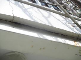 ベランダ劣化部