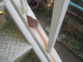 施工前錆の発生