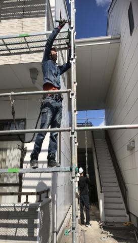 足場組立作業