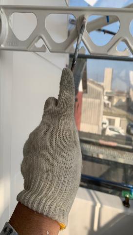 洗濯吊り具　塗装　岡崎
