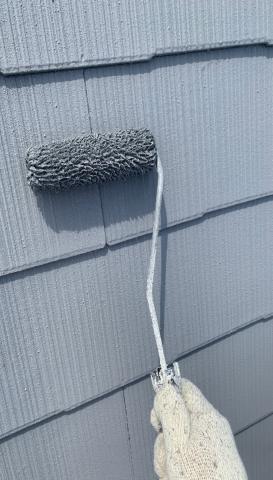 屋根塗装　アパート塗り替え　岡崎市