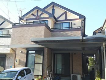 岡崎市 アステック塗料使用 外装塗装施工事例 佐藤様邸