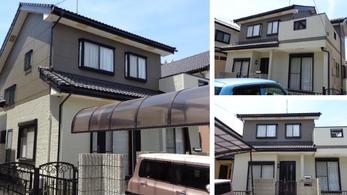 岡崎市不吹町 牧野様邸 アステック塗料 外壁塗装施工事例