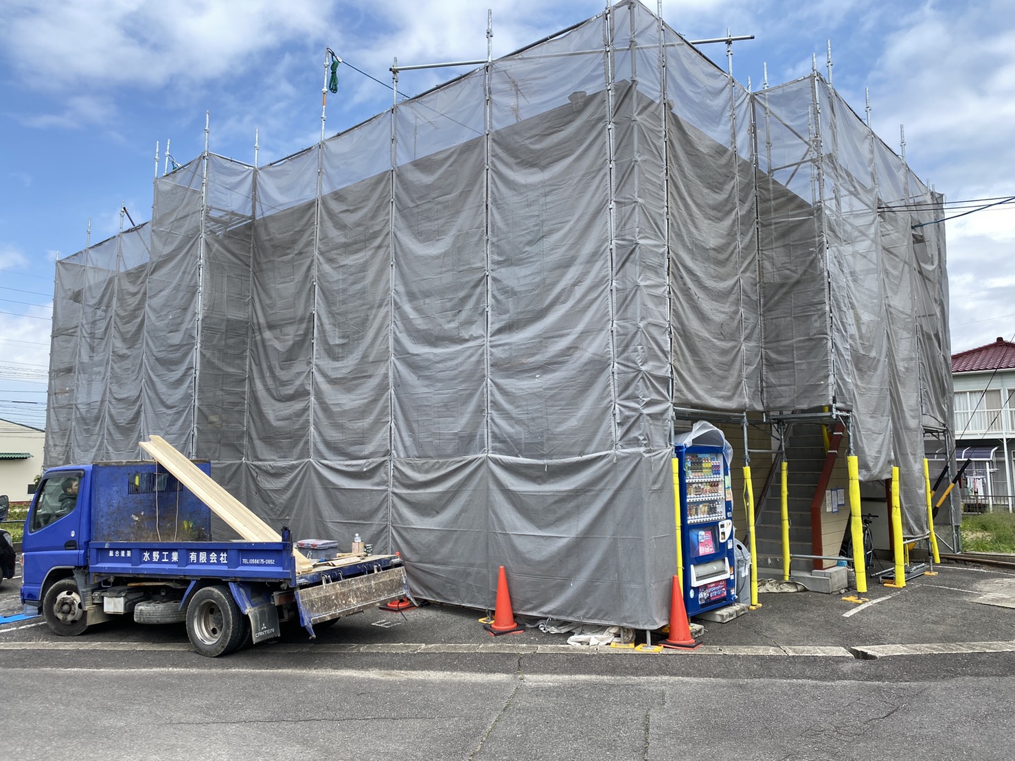 高浜市　アパート塗装工事